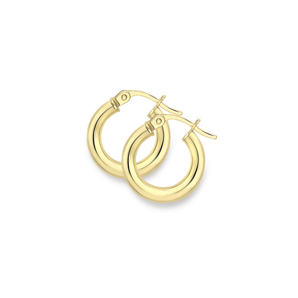 18ct Hoop Earrings