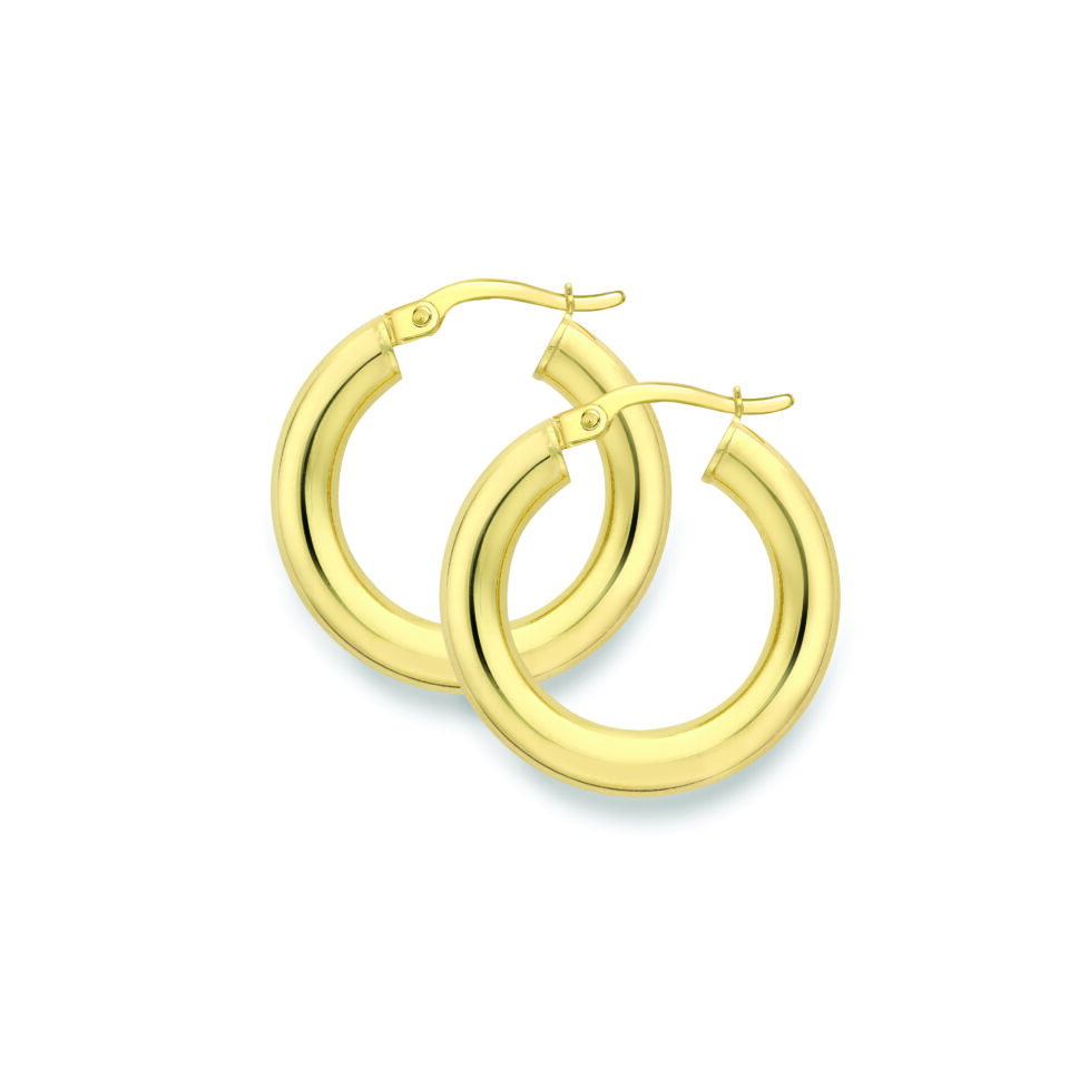 18ct Hoop Earrings