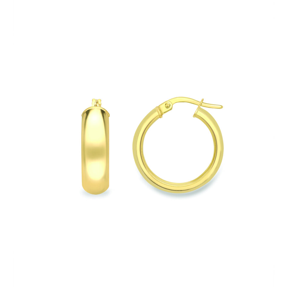 18ct Hoop Earrings