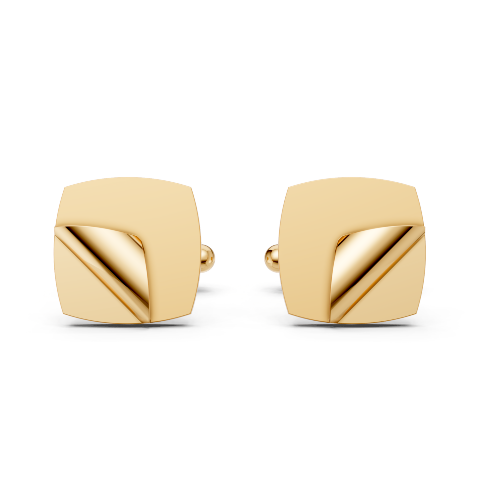 Satin and Polished 9ct Gold