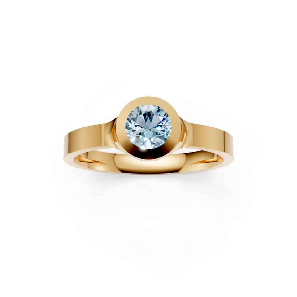 Round Aquamarine
